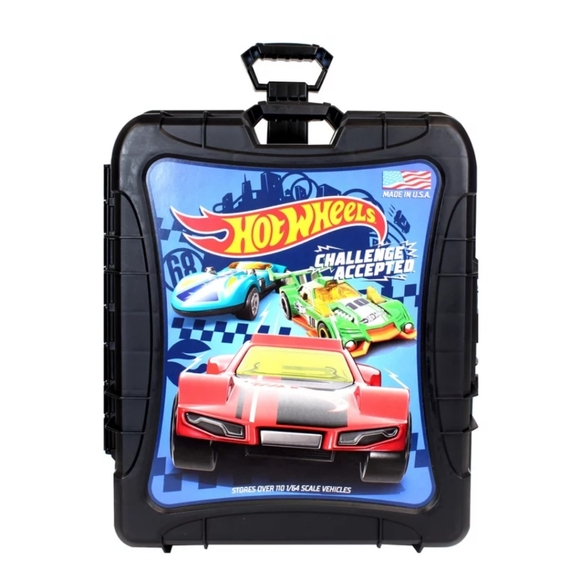 Mattel Other - Hot Wheels 110 Vehicle Playsets Plastic Carrying Case